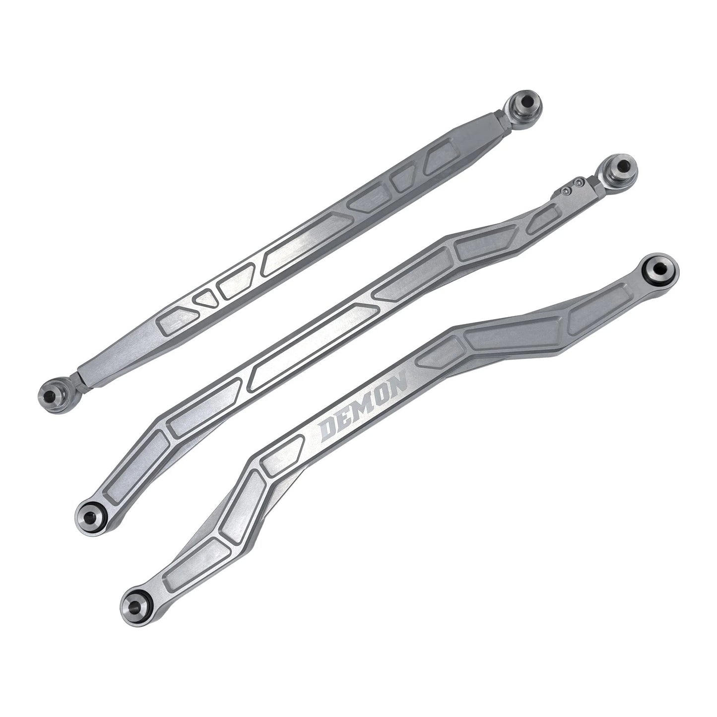 2019-2024 Can-Am Maverick X3 64" Rear Demon Xtreme Radius Rods Race Spec (7075 Billet) BLACK FINISH