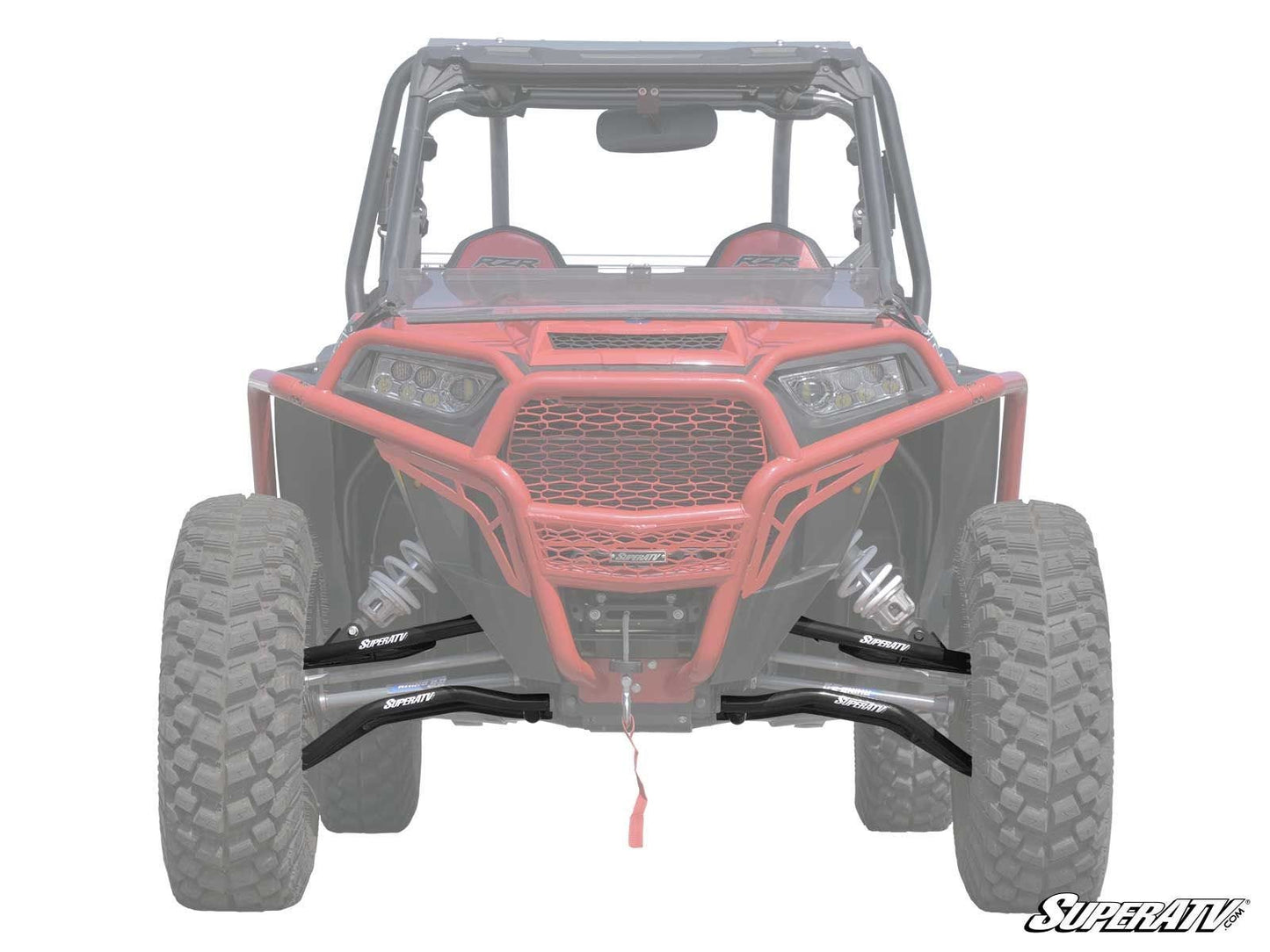 Polaris RZR XP Turbo Adjustable High Clearance 1.5" Forward Offset A-Arms SuperATV