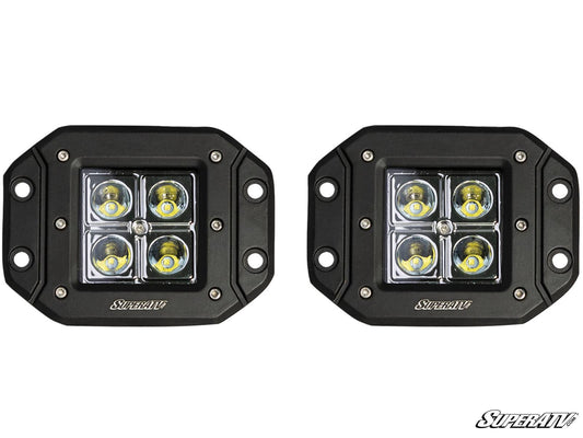 3" LED Recessed Cube Lights | SuperATV