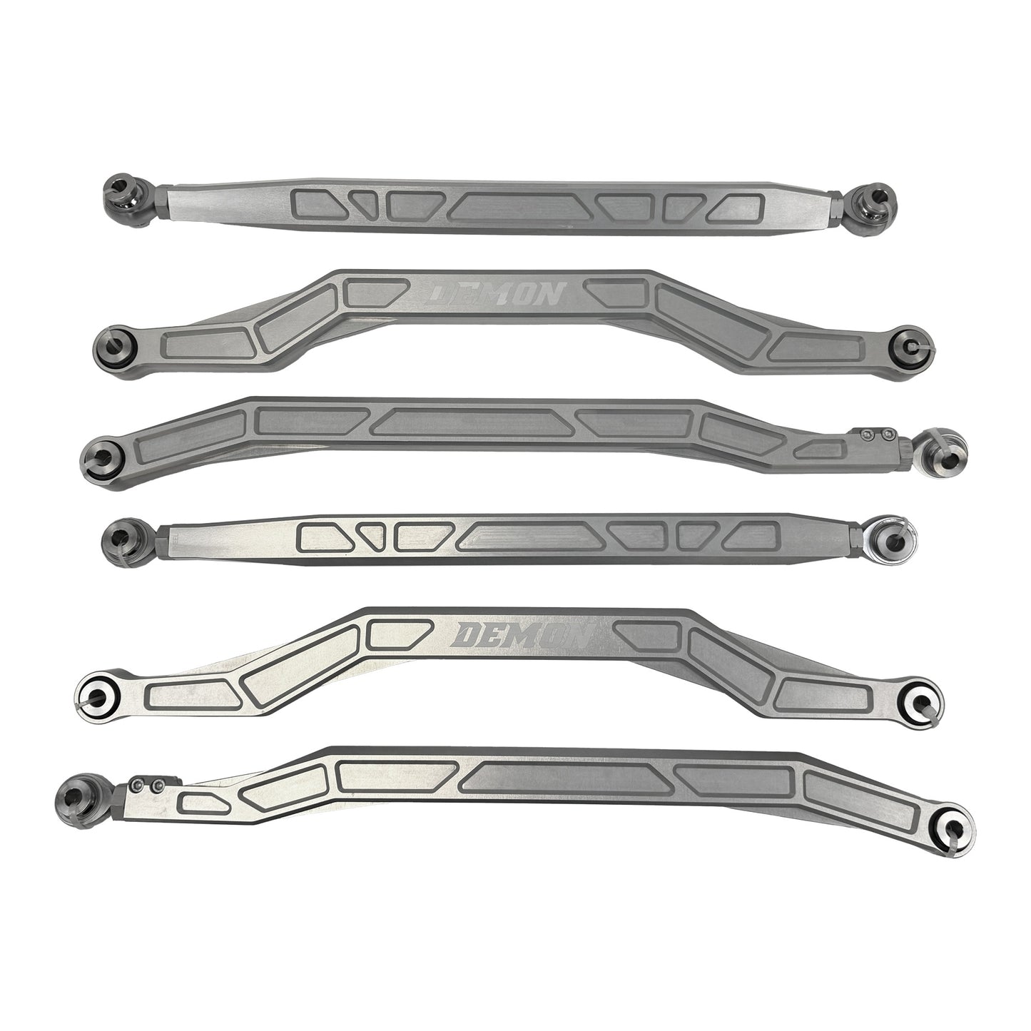2019-2024 Can-Am Maverick X3 64" Rear Demon Xtreme Radius Rods Race Spec (7075 Billet) RAW FINISH