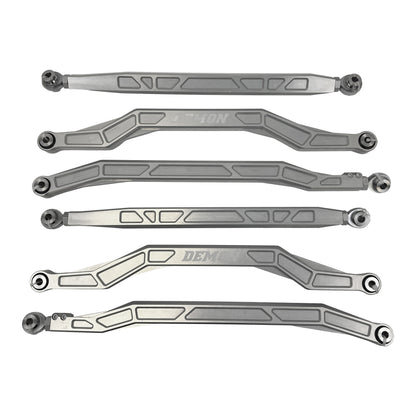 2019-2024 Can-Am Maverick X3 64" Rear Demon Xtreme Radius Rods Race Spec (7075 Billet) RAW FINISH