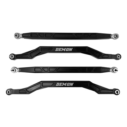 2015-2022 RZR 1000 Demon Xtreme Radius Rods Race Spec - 12mm BOLTS  BLACK FINISH