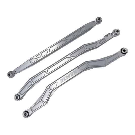 2015-2022 RZR 1000 Demon Xtreme Radius Rods Race Spec - 12mm BOLTS  RAW FINISH