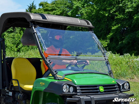 John Deere Gator Scratch Resistant Flip Windshield